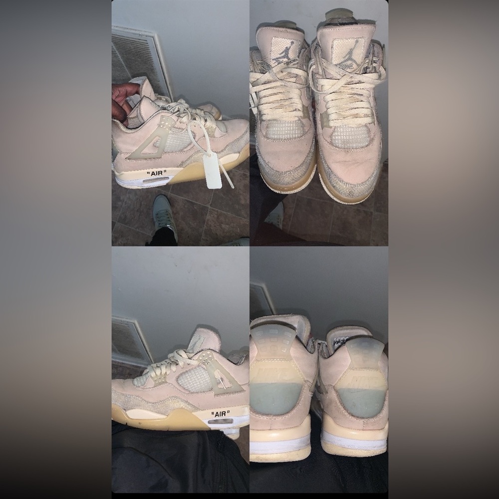 Off white 4s size 10 in women got them off StockX for 700 and sell for 230